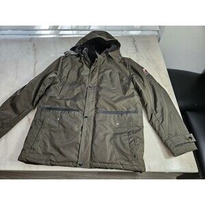 Yoki Outerwear Collection Womens Lightwt Hooded Zip Up Jackets Olive Size L